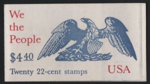 United States 1987 MNH Sc BK162 Booklet pane 2359a 22c Constitution 200th