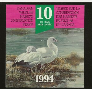 Cinderella Canada 1994 Wildlife Habitat Folder MNH