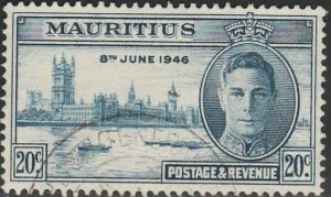 Mauritius, #224 Used From 1946
