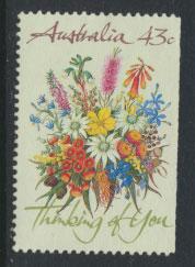 SG 1231  SC# 1164b  Used right margin imperf Wildflowers 