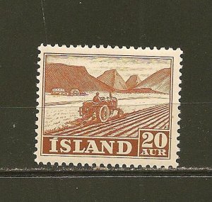 Iceland SC#259 Tractor MNH