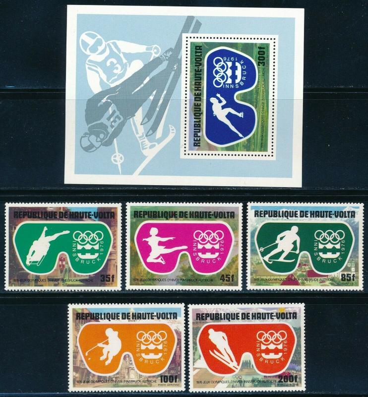 Burkina Faso - Innsbruck Olympic Games MNH Set (1976)