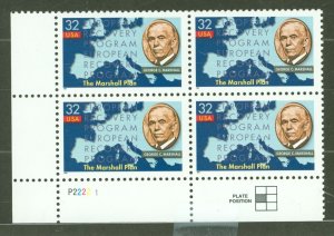 United States #3141 Mint (NH) Plate Block