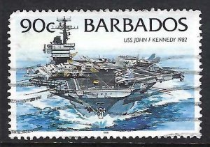 Barbados 882 VFU SHIP T844-2