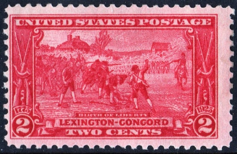 SC#618 2¢ Lexington-Concord Issue (1925) MNH