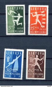 Lithuania 1938 Mi 417-0 MNH Sport National Olympics 15152