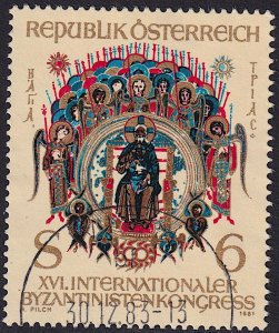 Austria - 1981 - Scott #1190 - used - International Byzantine Congress