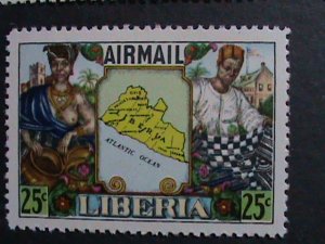 ​LIBERIA-1949 SC#309-12,C63-4 JEHUDI ASHMUN & DEFENDERS MNH  73 YEARS OLD VF