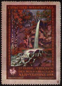 1913 Germany Poster Stamp 25 Year Anniversary Of The Swabian Aid Association