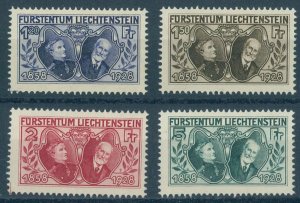 LIECHTENSTEIN, HIGH VALUES '70th ANNIVERSARY OF REIGN 1928', MNH (u...