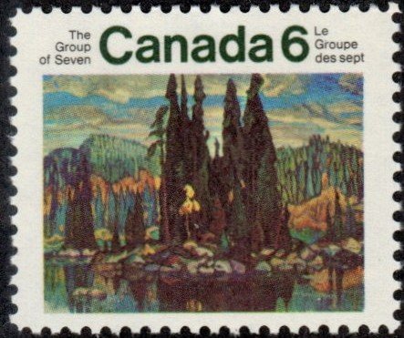 Canada 518 - Mint-H - 6c Isle of Spruce (Art) (1970)