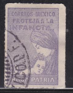 Mexico RA5 Postal Tax Stamp - Mother and Child 1929