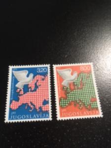 Yugoslavia sc 1233,1234 MNH