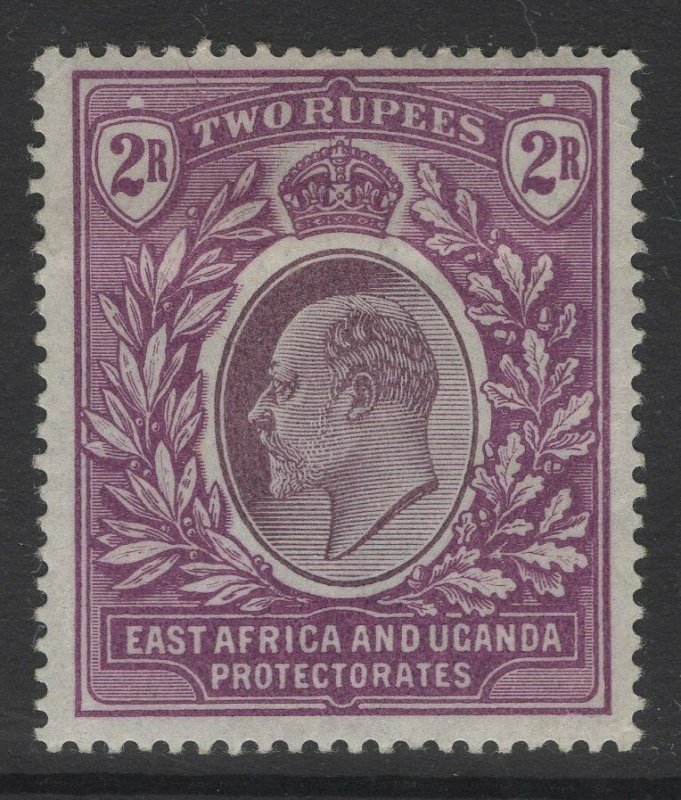 KENYA, UGANDA & TANGANYIKA SG27 1906 2r DULL & BRIGHT PURPLE MTD MINT CREASE