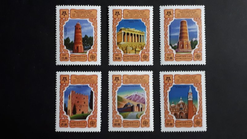 50th anniversary of EUROPA stamps - Kyrgyzstan - complete set perf. ** MNH