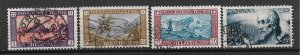 1929 Switzerland B49-52 complete Pro Jeventute set used