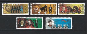 RUSSIA - 1989 SOVIET CIRCUS PERFORMERS - SCOTT 5802 TO 5807 - USED