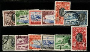 CAYMAN ISLANDS SG96/107 1935 DEFINITIVE SET FINE USED