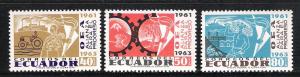Ecuador 715-17 MNH Alliance for Progress