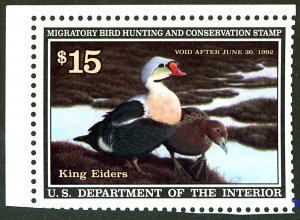 U.S. #RW58 MINT OG NH