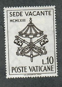 Vatican City #362 Mint Hinged Single