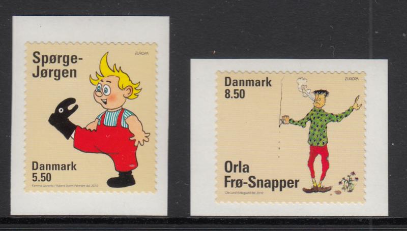 Denmark MNH Scott #1482-#1483 Set of 2 Childrens' Book Characters - EUROPA