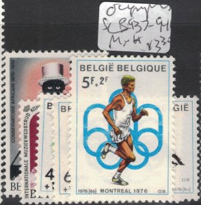 Belgium Olympics SC B937-41 MNH (1fio)