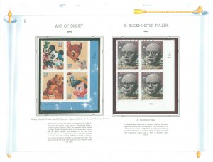 United States #3865-3868/3870  Plate Block (Disney)