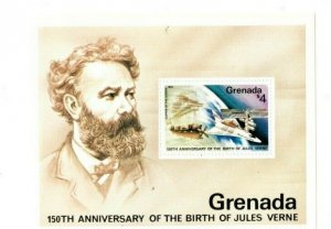 Grenada - 1979 - Jules Verne Writer - Souvenir Sheet - MNH (Scott#925)
