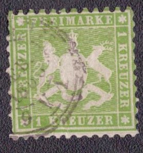 Wurttemberg - 34 1863 Used