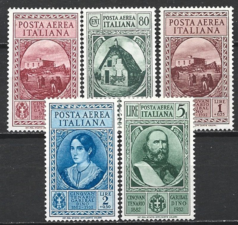 COLLECTION LOT 20230 ITALY #C35-9 MH 1932 CV+$43 COMPLETE SET