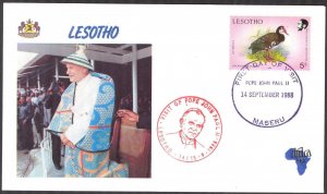 Lesotho 1988 Visit of Pope Jon Paul II Maseru Special Cancel