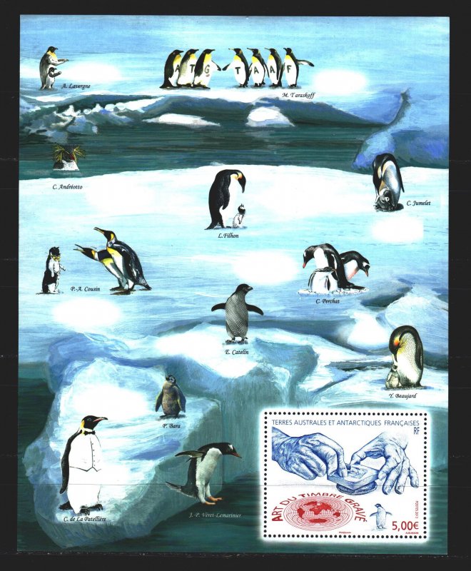 French Southern and Antarctic Territories. 2013. bl36. Handicrafts, pigviny. ...