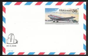 U.S. Postal Card UXC24 Unused