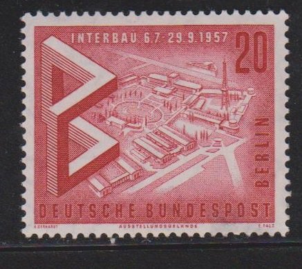 Germany Berlin Sc#9N146 MNH - tear and small thin