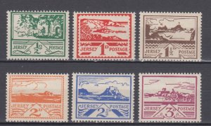 1943 Third Reich Occup Channel Islands Jersey Full Set Mi3/8  MLH (1 stamp thin)