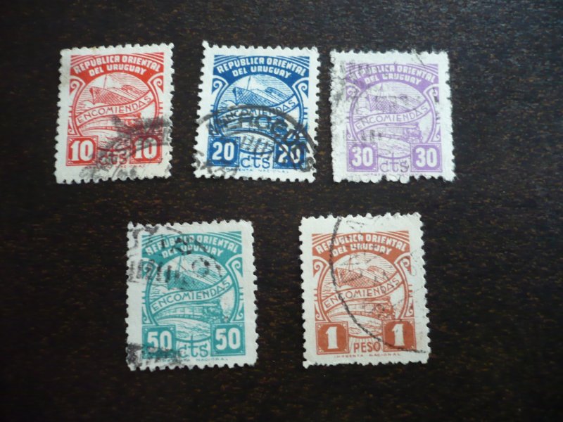 Stamps - Uruguay - Scott# Q46-Q50 - Used Set of 5 Stamps