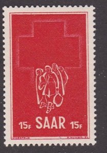 Saar # 230, Red Cross & Refugees, Mint Hinged, 1/3 Cat.