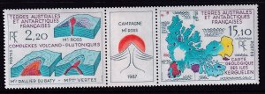 French Southern and Antarctic Territories 141a Map MNH VF