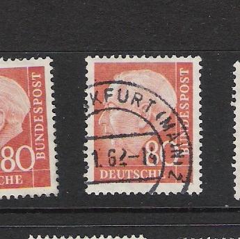 GERMANY 760 VFU HEUSS 825B B