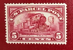 1913 US Sc Q5 used 5 cent Mail Train CV$2.25 Lot 1619