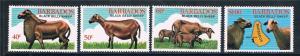 Barbados 1982 Black Belly Sheep Farm Animal Stamps SG 693-96