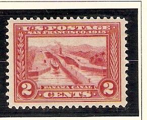 Scott # 398 - 2 Cent Panama-Pacific XF/SUP MNH 