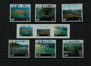 New Zealand: 2001, Tourism Centenary,  MNH set includes 3 self-adhesives