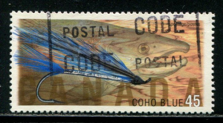 1719 Canada 45c Fishing Flies, used  Canada, General Issue Stamp / HipStamp