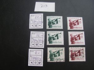 GERMANY 1935 MNH/USED SETS SC 463-464+ Y SETS MNH & MNH SETS XF 70 EUROS (213)