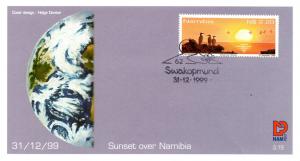 Namibia - 1999 Millennium Sunset FDC SG 852