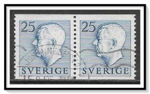 Sweden #457 Gustaf VI Pair Used