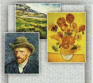 Paintings of Van Gogh Stamp The Starry Night First Steps S/S MNH #2820-2823