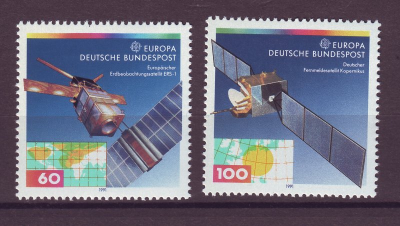 J24843 JLstamps 1991 germany set mnh #1642-3 europa